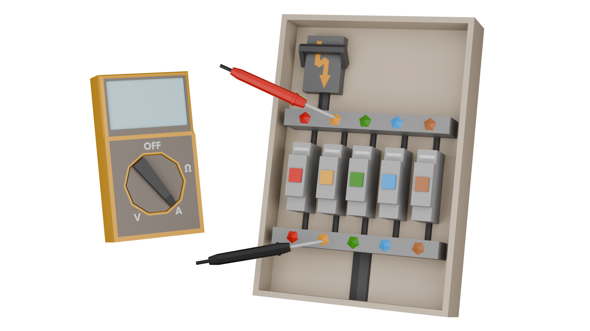 Testen mit Multimeter